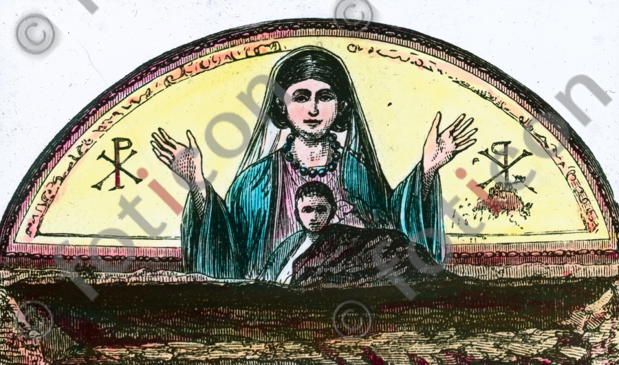 Maria mit dem Jesuskind | Mary with the Jesus Child - Foto simon-107-080.jpg | foticon.de - Bilddatenbank für Motive aus Geschichte und Kultur
